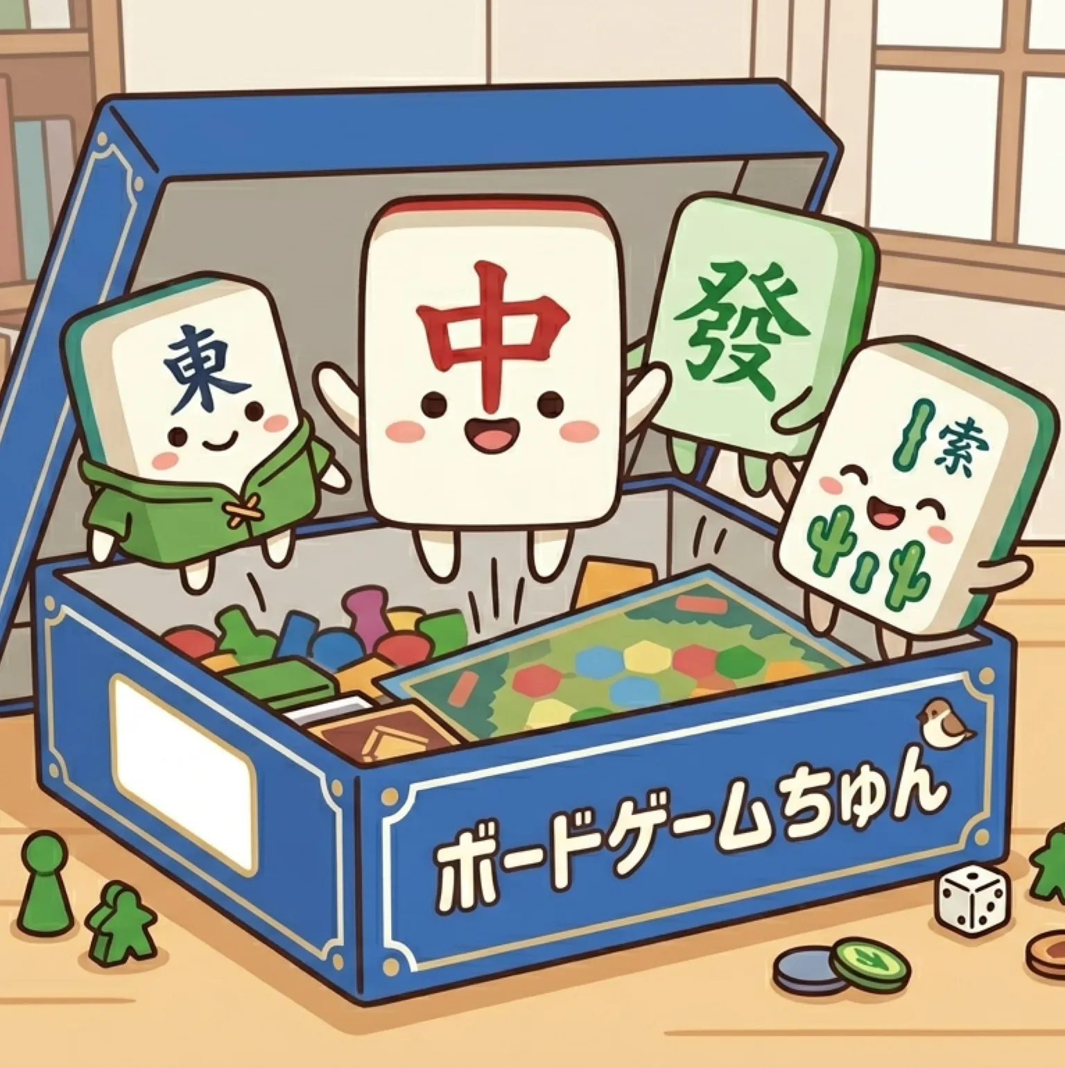ボードゲーム　ちゅん